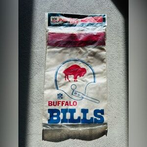 Vintage 1970s Buffalo Bills Pro Tote Drawstring Bag, NOS, SporTowels, USA Made